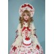Antique Doll Strawberry Cake Bouquet Blouse JSK and OP(Reservation/3 Colours/Full Payment Without Shipping)
